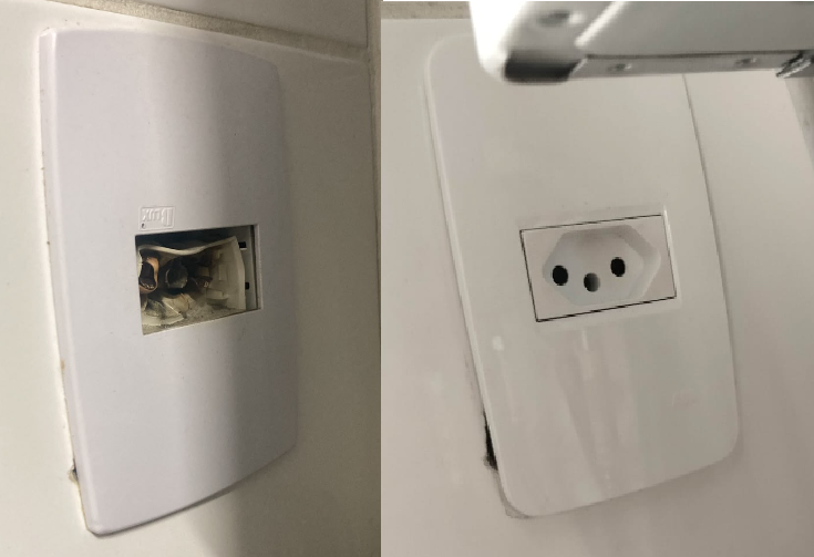 Antes e depois